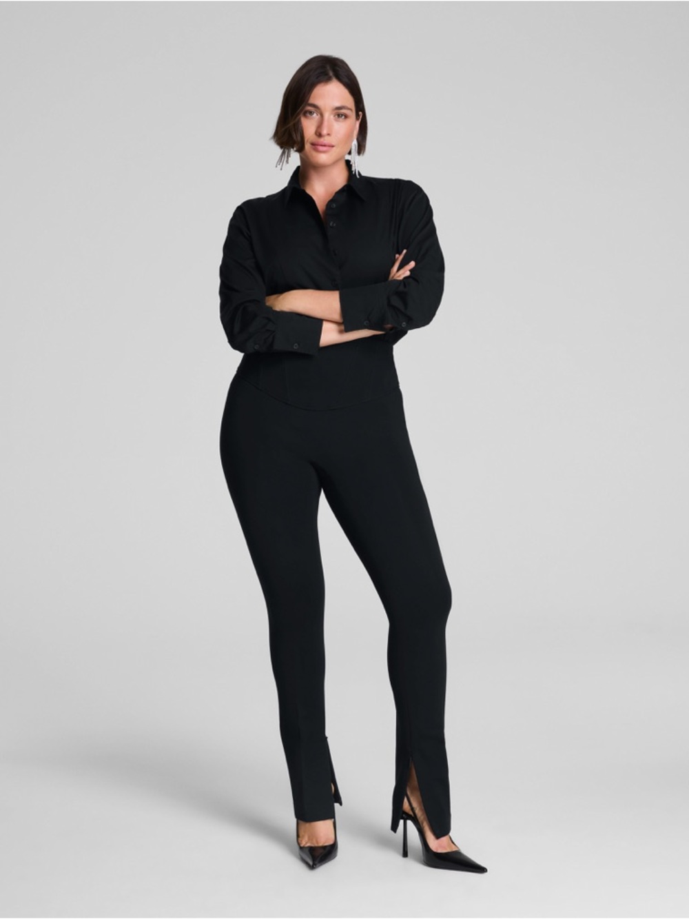 Spanx PerfectFit Ponte Ultra High Rise Convertible Skinny Pant